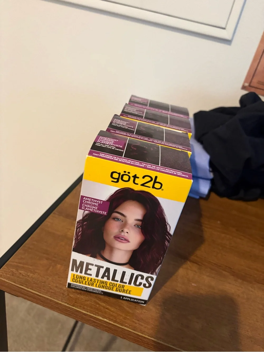 Metallics Permanent Hair Color — Deep Burgundy